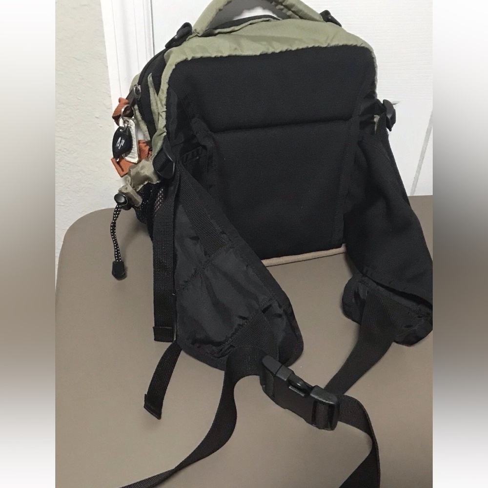 Coleman Exponent Hiking Waist Pack Bag 2 Bottles Adjustable Padded Green - Picture 12 of 16